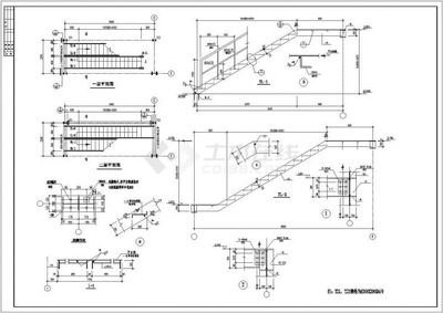 2016年最新两种钢结构楼梯做法节点构造详图